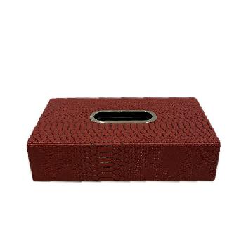 Red tissue box cover - Boite kleenex